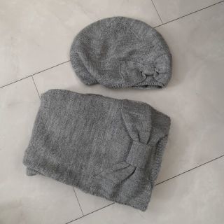 ザラ(ZARA)のZARA キッズ ニット帽&マフラー　セット (マフラー/ストール)