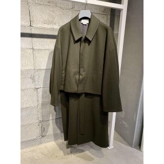 Jieda - YOKE 3WAY BAL COLLAR SHARE COAT Oliveの通販 by