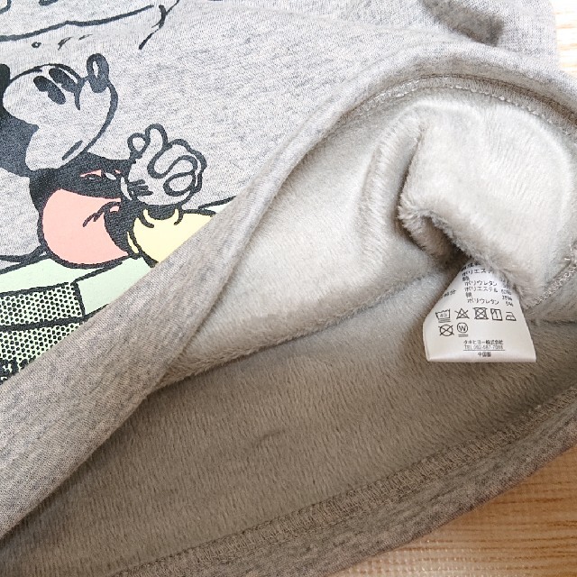 Disney(ディズニー)のミッキーあったかトップス キッズ/ベビー/マタニティのキッズ服男の子用(90cm~)(Tシャツ/カットソー)の商品写真