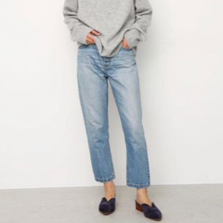 ブラックバイマウジー(BLACK by moussy)のブラックバイマウジー HUILA blue denim 24 ウィラ デニム(デニム/ジーンズ)