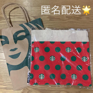 スターバックスコーヒー(Starbucks Coffee)のスターバックス   2019 クリスマス　ミニトートバッグ　&  限定紙袋(トートバッグ)