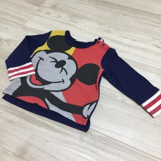 ディズニー(Disney)のお買い得 ディズニー スウェット 重ね着風ロンT セット(Tシャツ/カットソー)