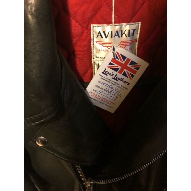 Lewis Leathers(ルイスレザー)のnana様専用　新品未使用　ルイスレザー サイクロンタイトフィット 441T  メンズのジャケット/アウター(ライダースジャケット)の商品写真