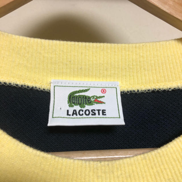 LACOSTE(ラコステ)のラコステ　スウェット　アメリカ製　ポロシャツ生地 メンズのトップス(スウェット)の商品写真
