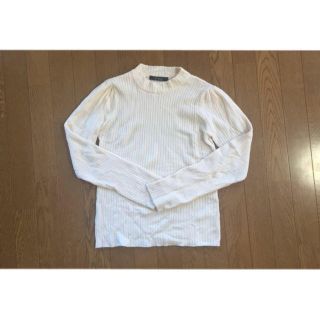 ダブルクローゼット(w closet)のw closet  ホワイトニット(ニット/セーター)