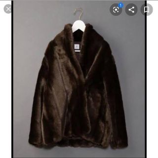 ビューティアンドユースユナイテッドアローズ(BEAUTY&YOUTH UNITED ARROWS)の(ROKU)FAKE MINK FUR COAT　ファーコート(毛皮/ファーコート)