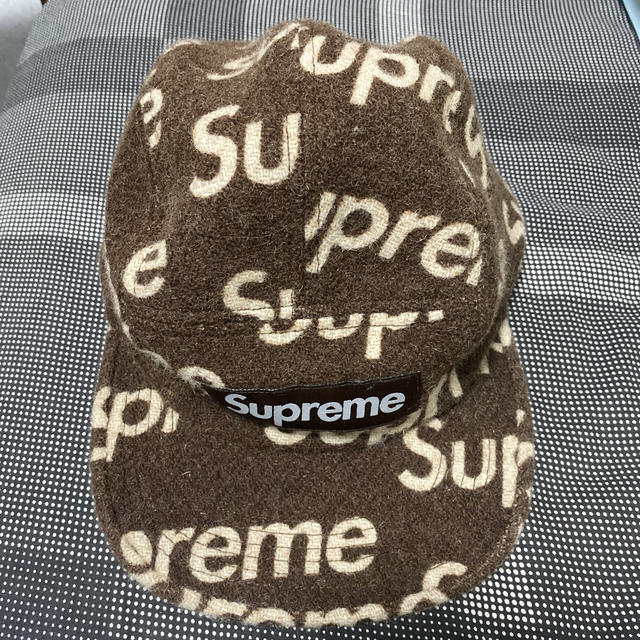 Harris tweed camp cap  supreme