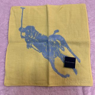 ラルフローレン(Ralph Lauren)の【 RALPH LAUREN 】タオルハンカチ ♬ 新品 ♬ ２５ cm ♬(ハンカチ)