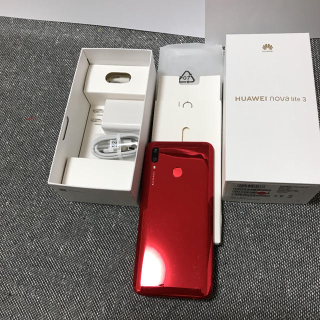 HUAWEI nova lite 3 コーラルレッド SIMフリー