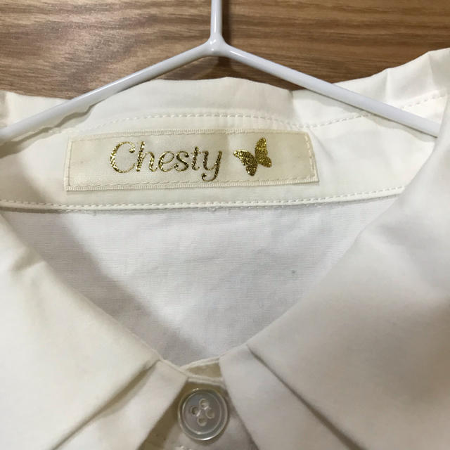 Chesty(チェスティ)の【お値下げ】チェスティ   ビジュー ブラウス レディースのトップス(シャツ/ブラウス(長袖/七分))の商品写真