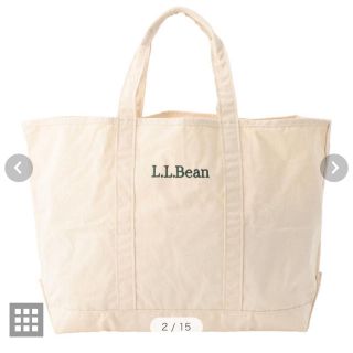 エルエルビーン(L.L.Bean)の新品未使用！エルエルビーン  llbean グローサリートートバッグ ナチュラル(トートバッグ)