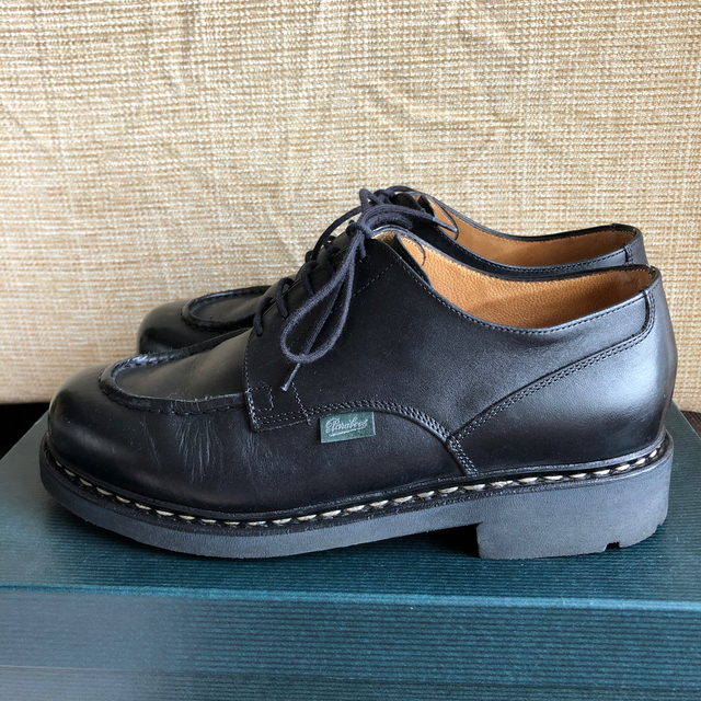 Paraboot(パラブーツ)の【週末限定値下げ】パラブーツ　シャンボード　黒　UK5.5 メンズの靴/シューズ(ドレス/ビジネス)の商品写真