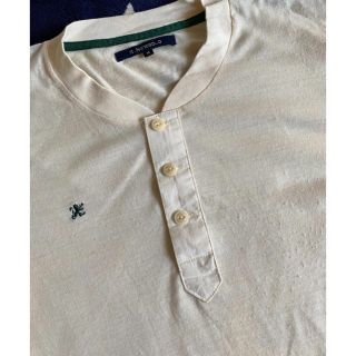 アールニューボールド(R.NEWBOLD)のR.NEWBOLD アールニューボルト 白ヘンリーロンT(Tシャツ/カットソー(七分/長袖))