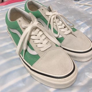 ヴァンズ(VANS)のVANS ロケットスニーカー　グリーン　26cm(スニーカー)