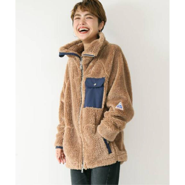 L'Appartement DEUXIEME CLASSE(アパルトモンドゥーズィエムクラス)のCape HEIGHTS☆新品 FLEECE ZIP JACKET ブラウン レディースのジャケット/アウター(ブルゾン)の商品写真