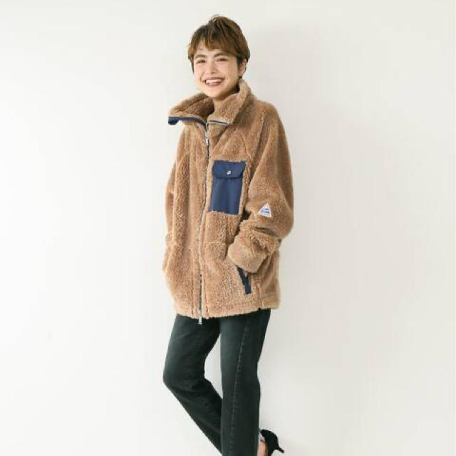 L'Appartement DEUXIEME CLASSE(アパルトモンドゥーズィエムクラス)のCape HEIGHTS☆新品 FLEECE ZIP JACKET ブラウン レディースのジャケット/アウター(ブルゾン)の商品写真