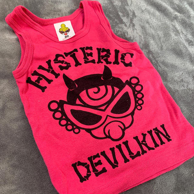 HYSTERIC MINI(ヒステリックミニ)のヒスミニ★デビル　しっぽ付きパンツ&DEVILKINタンクトップ キッズ/ベビー/マタニティのベビー服(~85cm)(その他)の商品写真