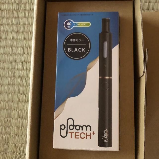 PloomTECH(プルームテック)のブルーム・テック・プラス・スターターキット・ブラック✳︎加熱式たばこ インテリア/住まい/日用品の日用品/生活雑貨/旅行(日用品/生活雑貨)の商品写真