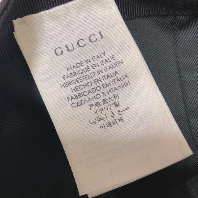 Gucci(グッチ)のGUCCI グッチ キャップ 今期新作 新品 紙タグ 保存袋あり メンズの帽子(キャップ)の商品写真