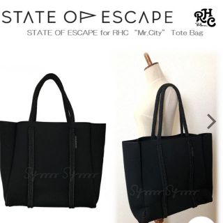 ロンハーマン(Ron Herman)のmogさん専用　state of escape ブラック　ロンハーマン別注(トートバッグ)