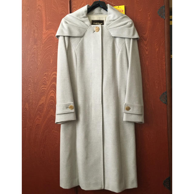 お試し価格!】 Paul Stuart 超美品 上品 アンゴラ アイスグレーコート