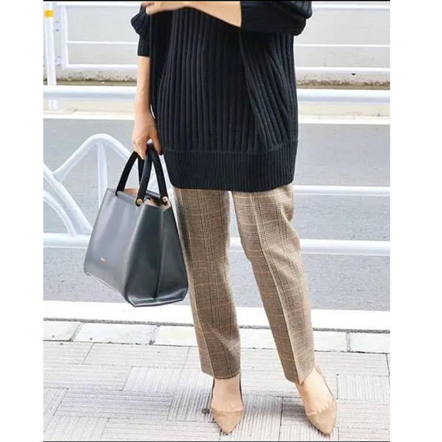 IENA - 新品  IENA ウールチェックスティックパンツ