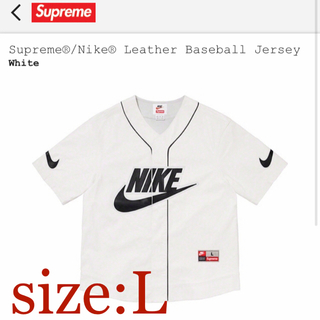 シュプリーム(Supreme)のSupreme®/Nike® Leather Baseball Jersey (シャツ)