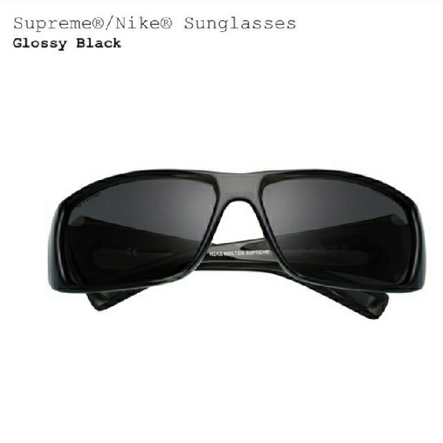 出産祝いなども豊富 Supreme - Black Glossy Sunglasses Supreme NIKE サングラス/メガネ