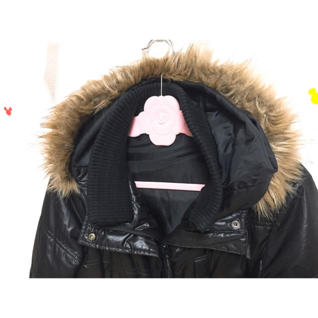 ダウンコート ブラック レディースのジャケット/アウター(ダウンコート)の商品写真