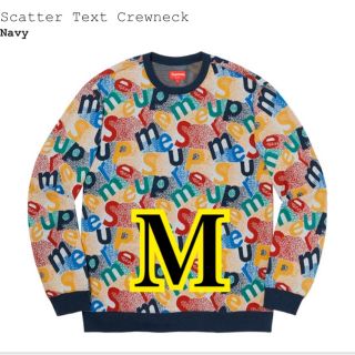 シュプリーム(Supreme)のScatter Text Crewneck(ニット/セーター)