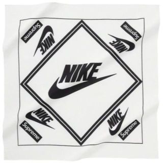 シュプリーム(Supreme)のSupreme Nike Bandana 白(ハンカチ/ポケットチーフ)