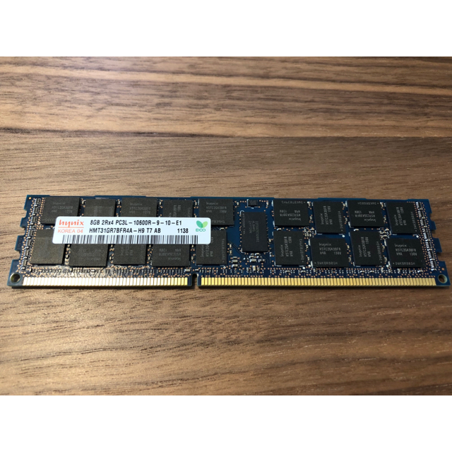DELL(デル)のhynix サーバー用メモリ 8GBx1 DDR3 PC3L-PC10600R スマホ/家電/カメラのPC/タブレット(PCパーツ)の商品写真