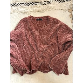 ザラ(ZARA)のZARA コーデュロイニット(ニット/セーター)