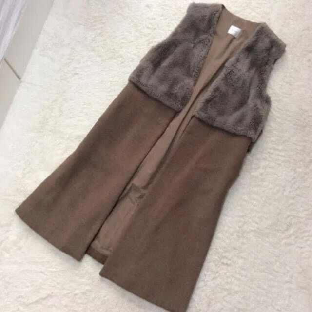 カテゴリ Ameri VINTAGE - FUR DOCKING VEST ロングジレの通販 by