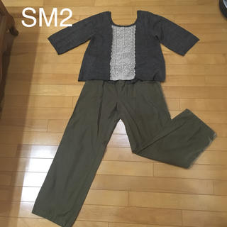 サマンサモスモス(SM2)のSM2 流行 カーキー ×ワイドパンツ(カジュアルパンツ)
