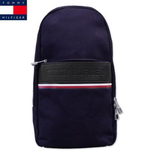 TOMMY HILFIGER(トミーヒルフィガー)のトミーヒルフィガー　ボディバッグ　ネイビー メンズのバッグ(ボディーバッグ)の商品写真