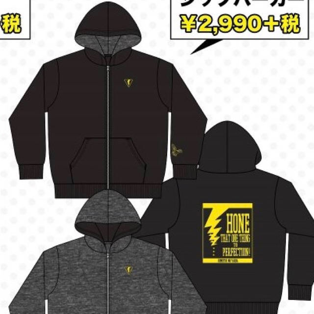 我妻善逸 ZIPパーカー 黒 エンタメ/ホビーのおもちゃ/ぬいぐるみ(キャラクターグッズ)の商品写真