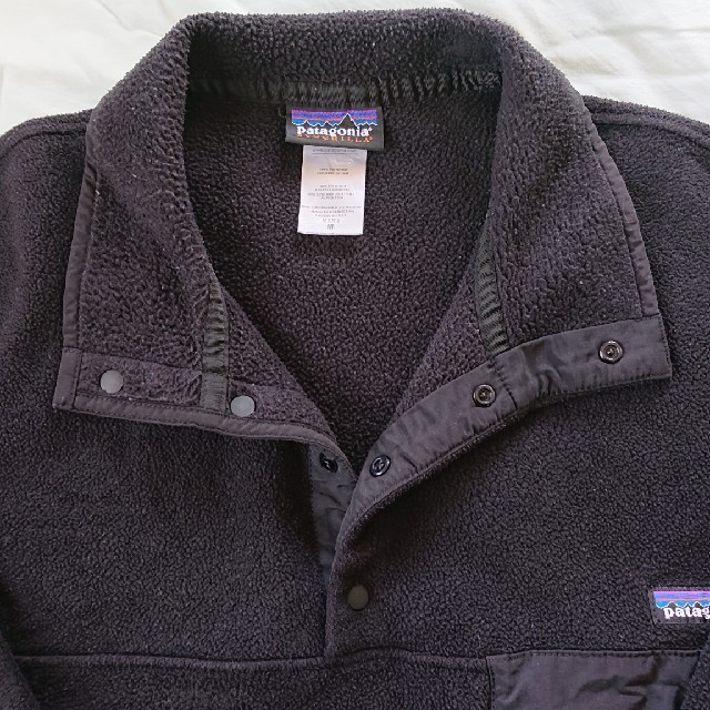 patagonia スナップT フリース M ブラック 1