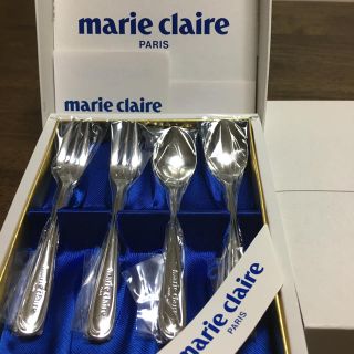 マリクレール(Marie Claire)のマリクレール　ティースプーン＆フォーク　セット(カトラリー/箸)