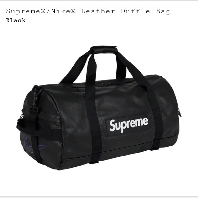Supreme - Supreme NIKE Leather Duffle Bagの通販 by shop｜シュプリームならラクマ