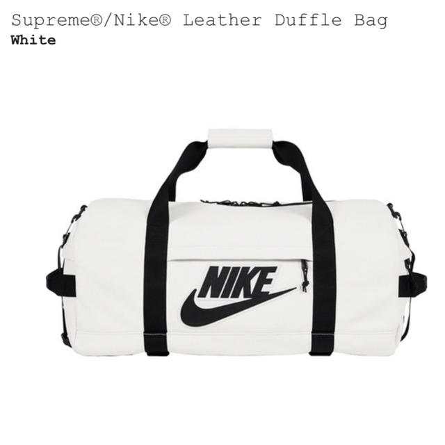 Supreme Nike Leather Duffle Bag