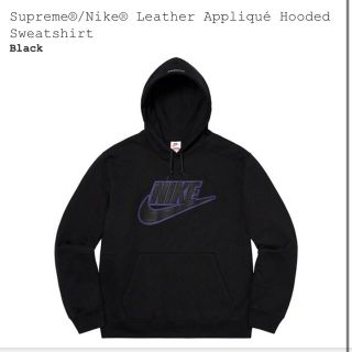 シュプリーム(Supreme)のXLサイズ Supreme×NIKE Leather Hooded(パーカー)