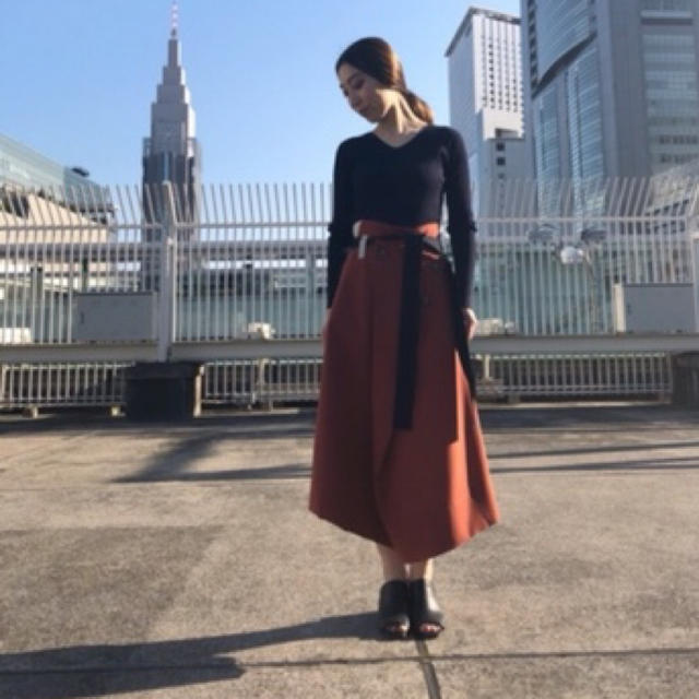 PEGGY LANA wrap waist skirt ルミネ店限定