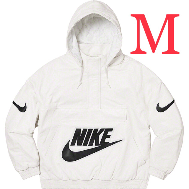 Supreme®/Nike® Leather Anorak White Mサイズ