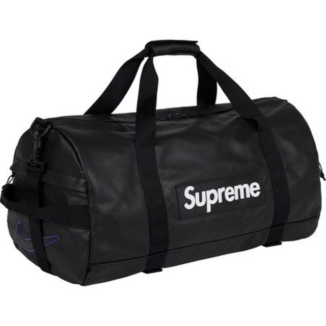 Supreme /Nike Leather Duffle Bag Black