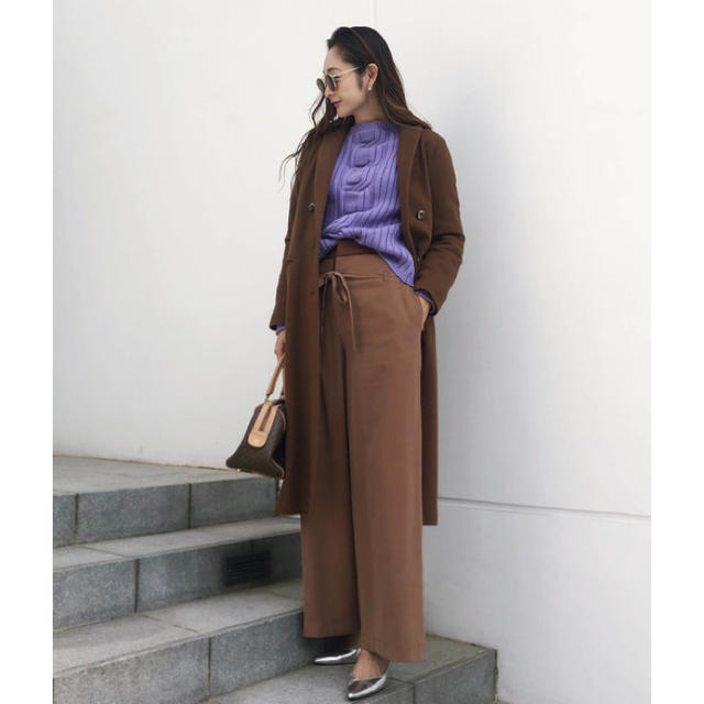 Ameri VINTAGE(アメリヴィンテージ)のAmeri vintage WAIST LAYERED WIDE PANTS レディースのパンツ(カジュアルパンツ)の商品写真