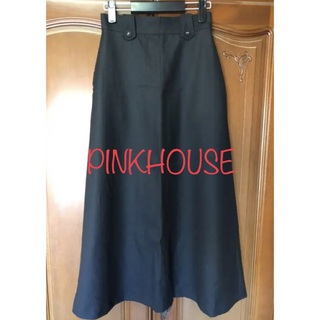 ピンクハウス(PINK HOUSE)の美品✨　ピンクハウス   スカート 黒　送料無料(ロングスカート)