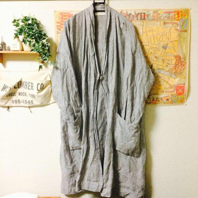 nest Robe(ネストローブ)のnest robe×fog♡リネンコート レディースのジャケット/アウター(ロングコート)の商品写真