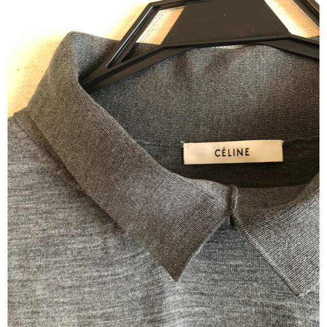 celine - セリーヌ 16AW 襟付きニット グレー XSの通販 by southigh's ...