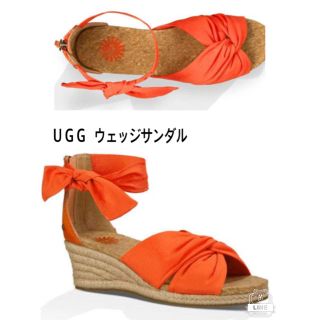 アグ(UGG)のＵＧＧウェッジサンダル24cm(サンダル)